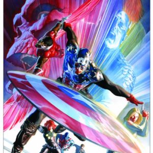 DF CAPTAIN AMERICA #600 HIGH-END LITHO (ALEX ROSS)