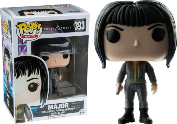 POP MOVIES VINYL FIGURES #393: Major with Jacket and Weapon: Ghost in the Shell