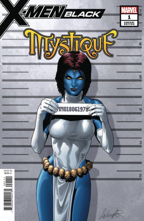 X-MEN BLACK #3: Mystique #1 (Salvador Larroca mugshot cover)