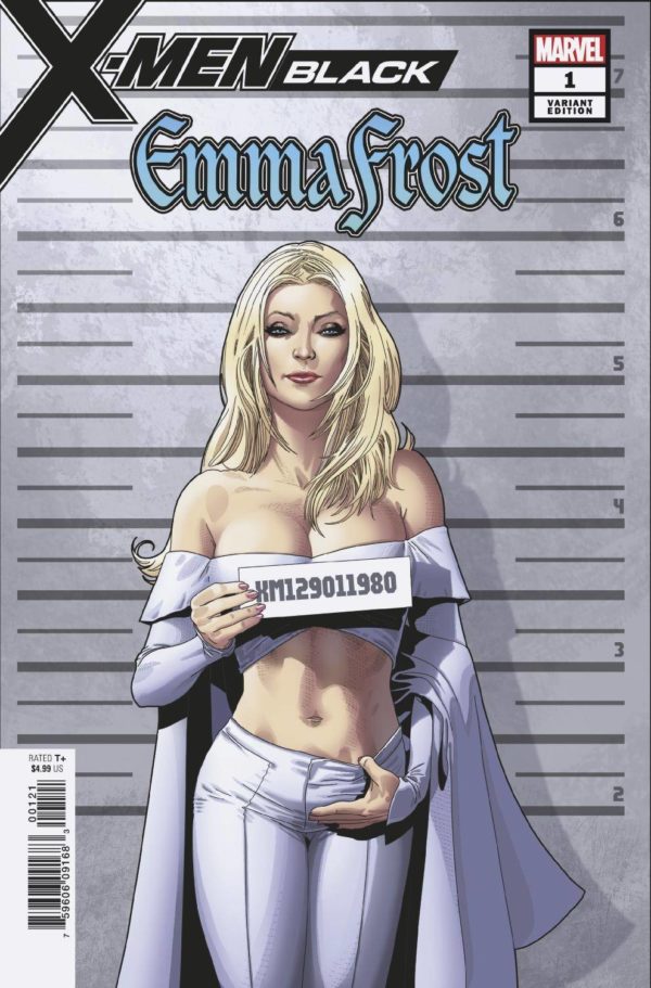 X-MEN BLACK #5: Emma Frost #1 (Salvador Larroca mugshot cover)