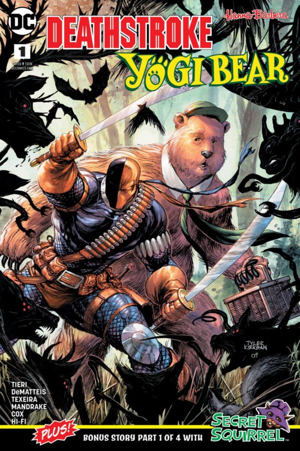 DEATHSTROKE YOGI BEAR SPECIAL #1: Tyler Kirkham cover