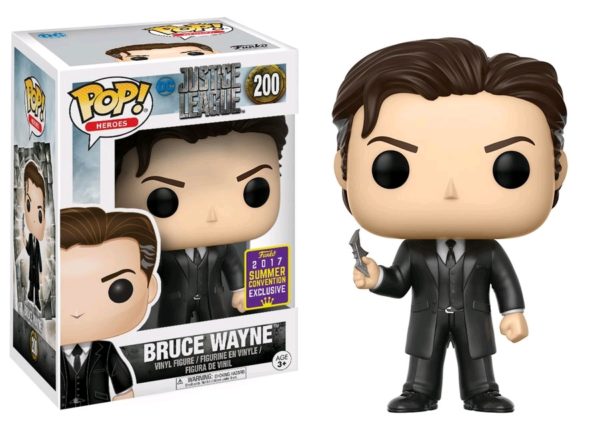 POP HEROES VINYL FIGURE #200: Bruce Wayne: Justice League Movie (SDCC 2017)