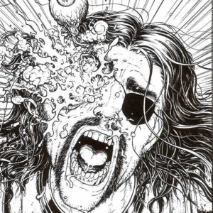 WALKING DEAD (2003-2019 SERIES: VARIANT COVER) #48: Chris Burnham 15th Anniversary B&W Virgin cover