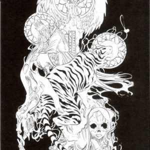 WALKING DEAD (2003-2019 SERIES: VARIANT COVER) #108: Emma Rios 15th Anniversary B&W Virgin cover