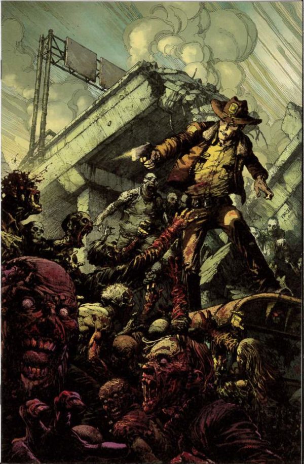 WALKING DEAD (2003-2019 SERIES: VARIANT COVER) #1: David Finch 15th Anniversary Color Virgin cover