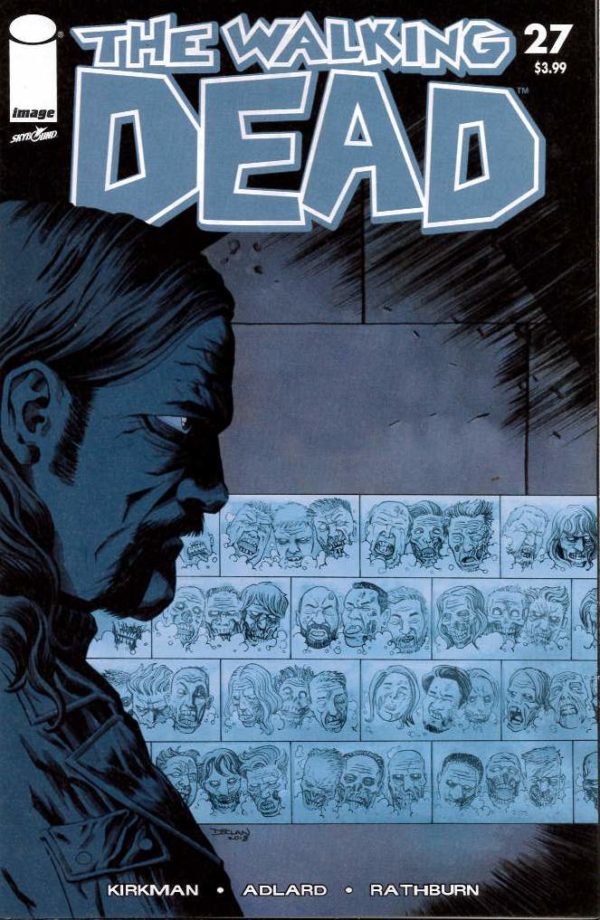 WALKING DEAD (2003-2019 SERIES: VARIANT COVER) #27: Declan Shalvey 15th Anniversary Color Logo cover