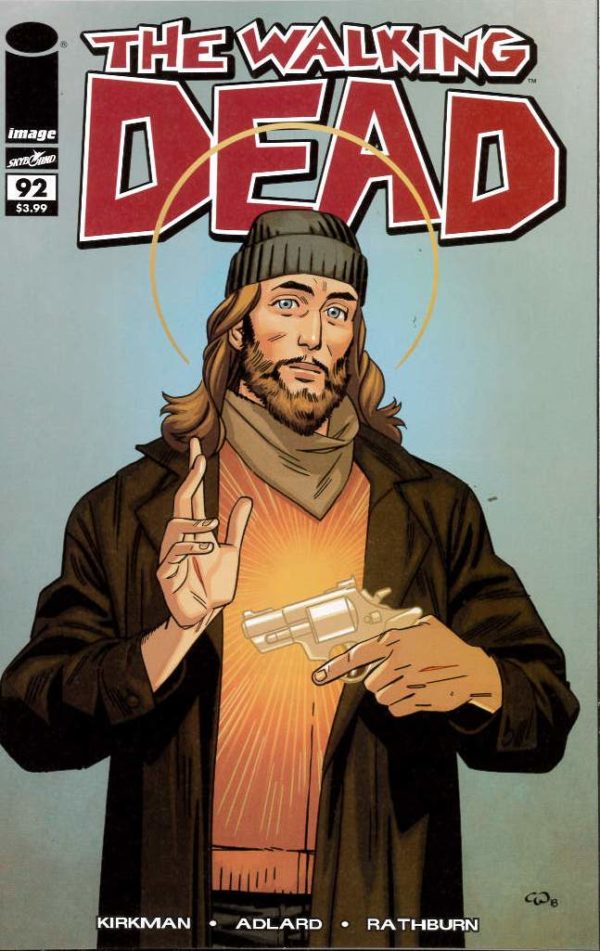 WALKING DEAD (2003-2019 SERIES: VARIANT COVER) #92: Cory Walker 15th Anniversary Color Logo cover