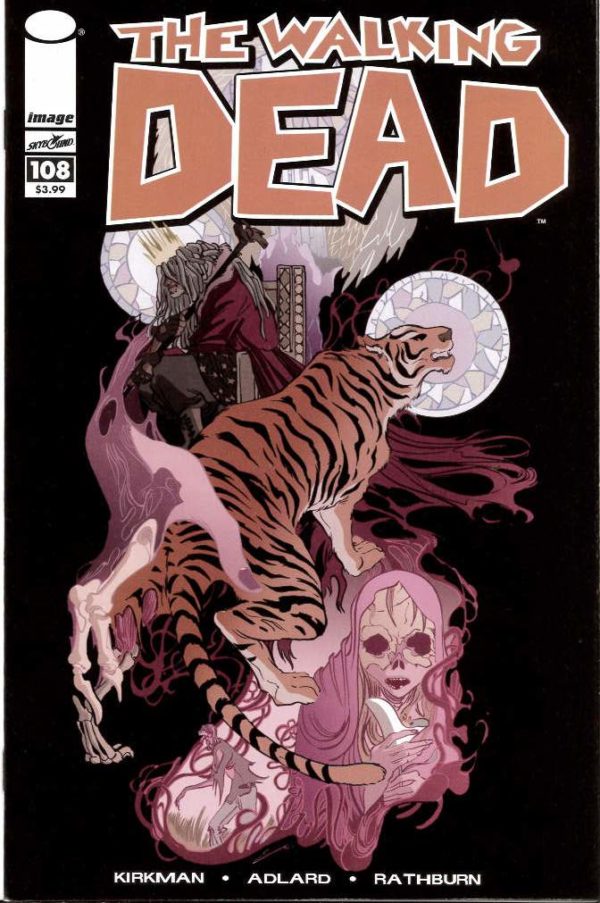 WALKING DEAD (2003-2019 SERIES: VARIANT COVER) #108: Emma Rios 15th Anniversary Color Logo cover