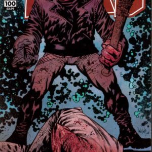 WALKING DEAD (2003-2019 SERIES: VARIANT COVER) #100: #100 James Harren 15th Anniversary Color Logo cover