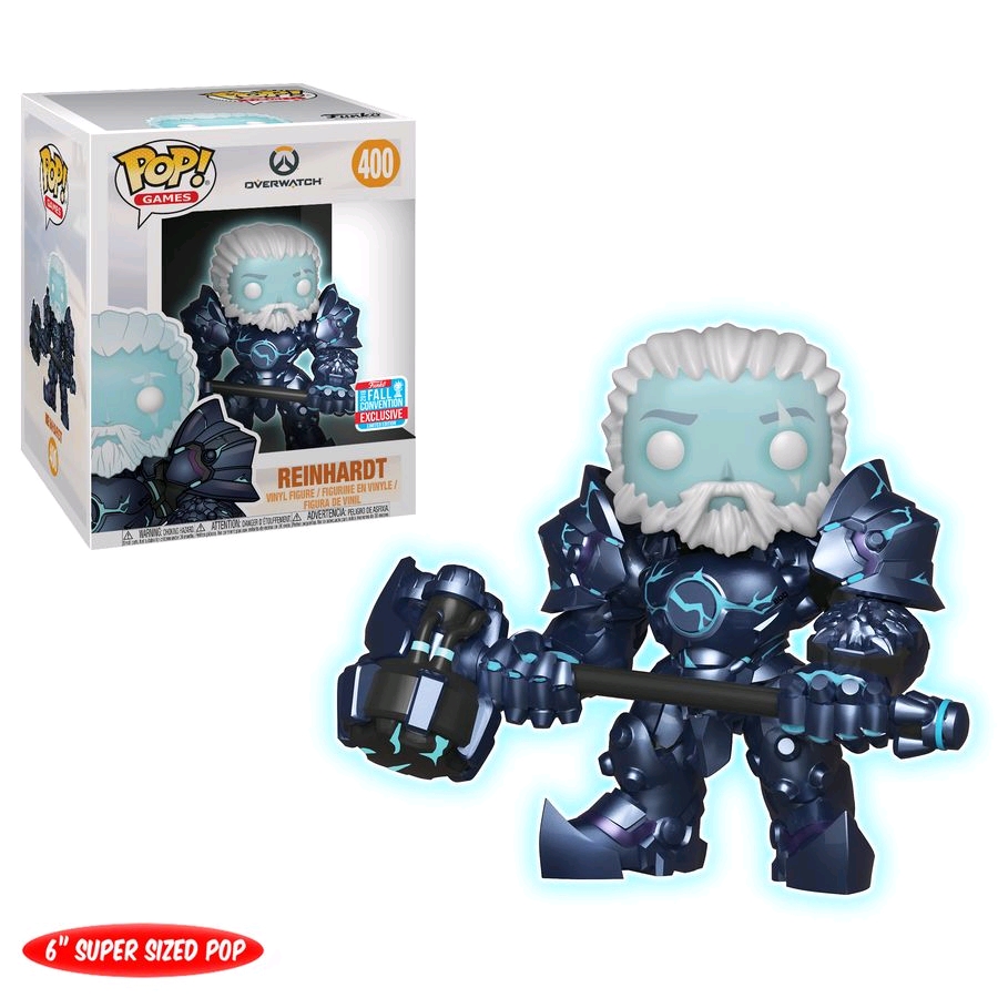 POP GAMES VINYL FIGURE #400: Reinhardt Glow in the Dark: Overwatch (NYCC 2018) POP GAMES VINYL FIGURE #400: Reinhardt Glow in the Dark: Overwatch (NYCC 2018)