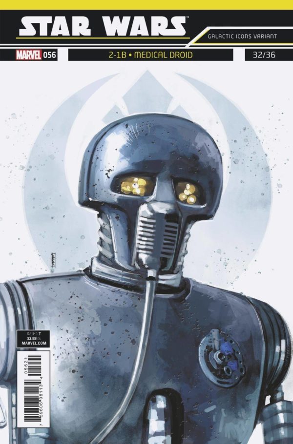 STAR WARS (2015-2019 SERIES: VARIANT EDITION) #56: Rod Reis Galactic Icon cover