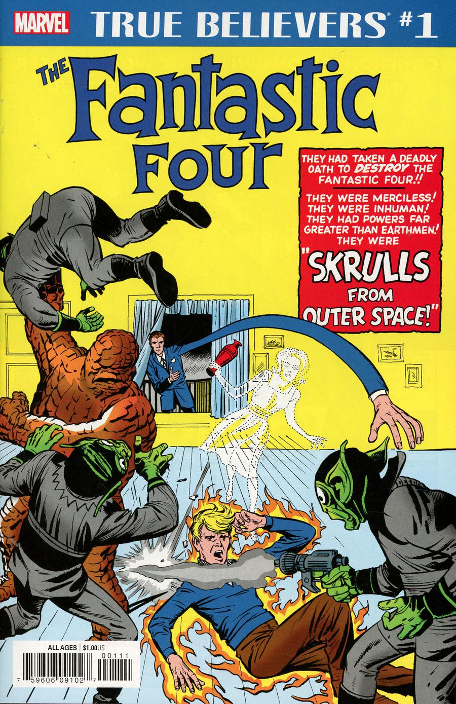 TRUE BELIEVERS (2015- SERIES) #173: Fantastic Four Skrulls #1 (Fantastic Four #2 1961) TRUE BELIEVERS (2015- SERIES) #173: Fantastic Four Skrulls #1 (Fantastic Four #2 1961)