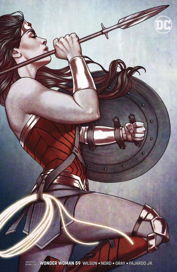 WONDER WOMAN (2016-2019 SERIES: VARIANT EDITION) #59: Jenny Frison cover