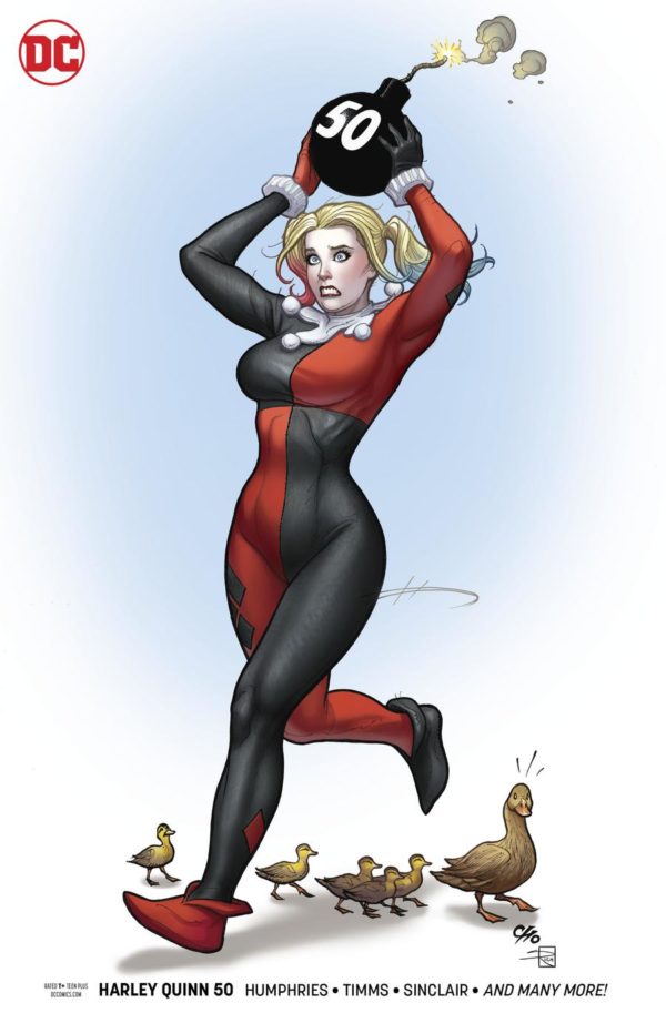 HARLEY QUINN (2016-2020 SERIES: VARIANT EDITION) #50: Frank Cho cover