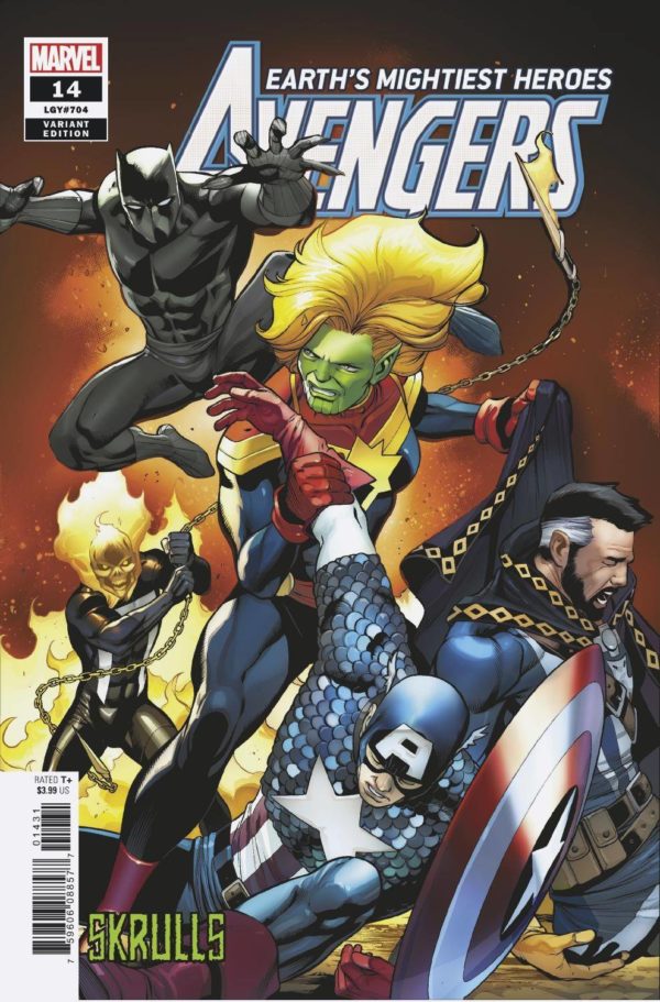 AVENGERS (2018 SERIES) #14: #14 Carlos Pacheco Skrulls cover