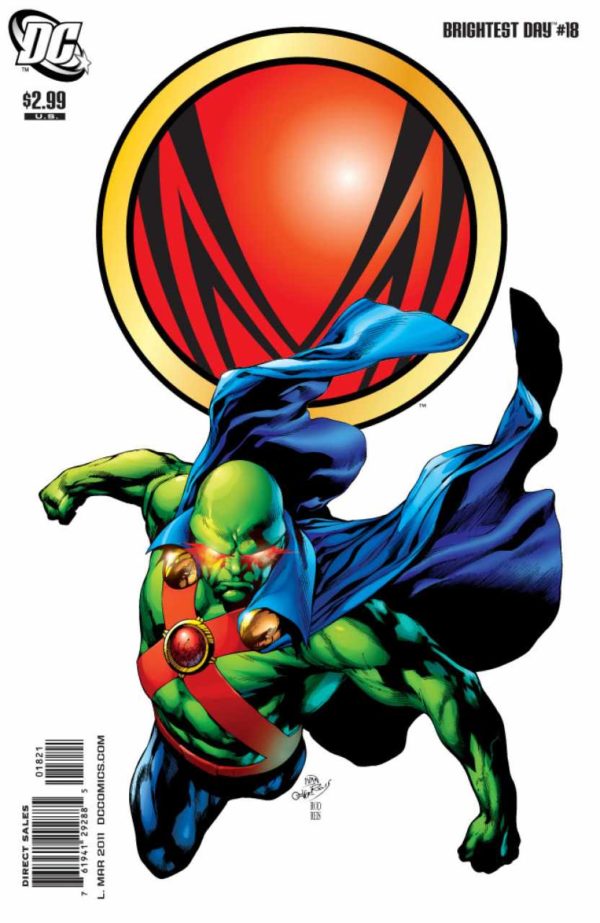 BRIGHTEST DAY (VARIANT COVER) #18: Ivan Reis Martian Manhunter cover