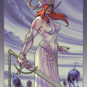 DAWN PRINT: HORNED GODDESS DIGITAL SIGNED