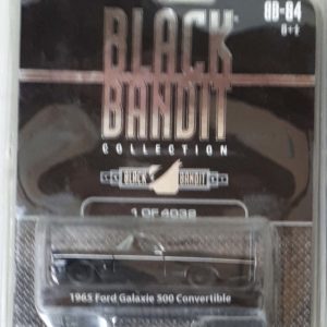 GREENLIGHT 1-64 SERIES BLACK BANDIT DIE CAST CARS #401: 1965 Ford Galaxie 500 Convertible (Series 4)