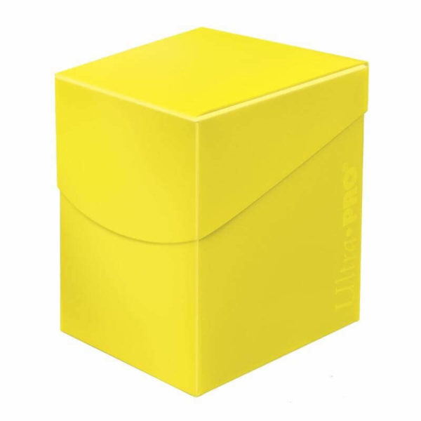 ULTRA PRO DECK BOX: PRO (100+ CARDS) #12: Eclipse Lemon Yellow