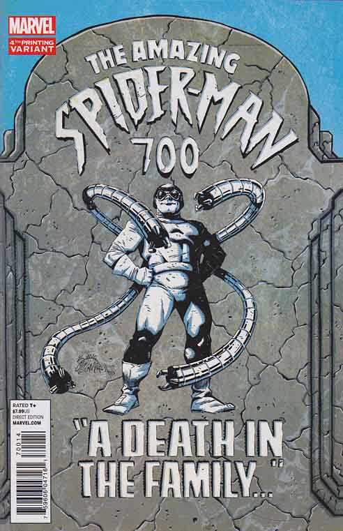 AMAZING SPIDER-MAN (1962-2018 SERIES: VARIANT CVR) #700: #700 4th Print (Amazing Spider-man #400 homage)