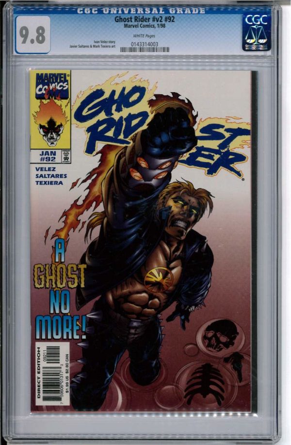 GHOST RIDER (1990-1998 SERIES) #92: #92 CGC Graded 9.8 copy