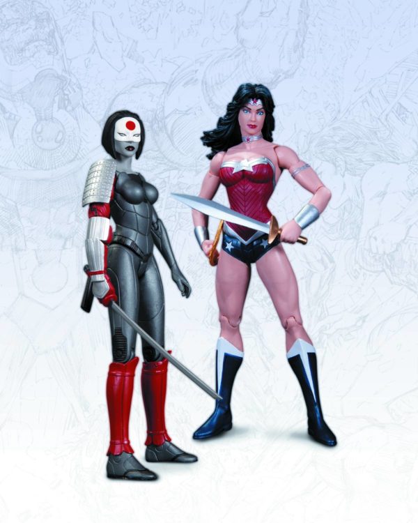 DC COMICS NEW 52 ACTION FIGURE 2 PACK #2: Wonder Woman vs Katana