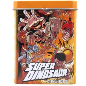 SUPER DINOSAUR ADHESIVE BANDAGE TIN