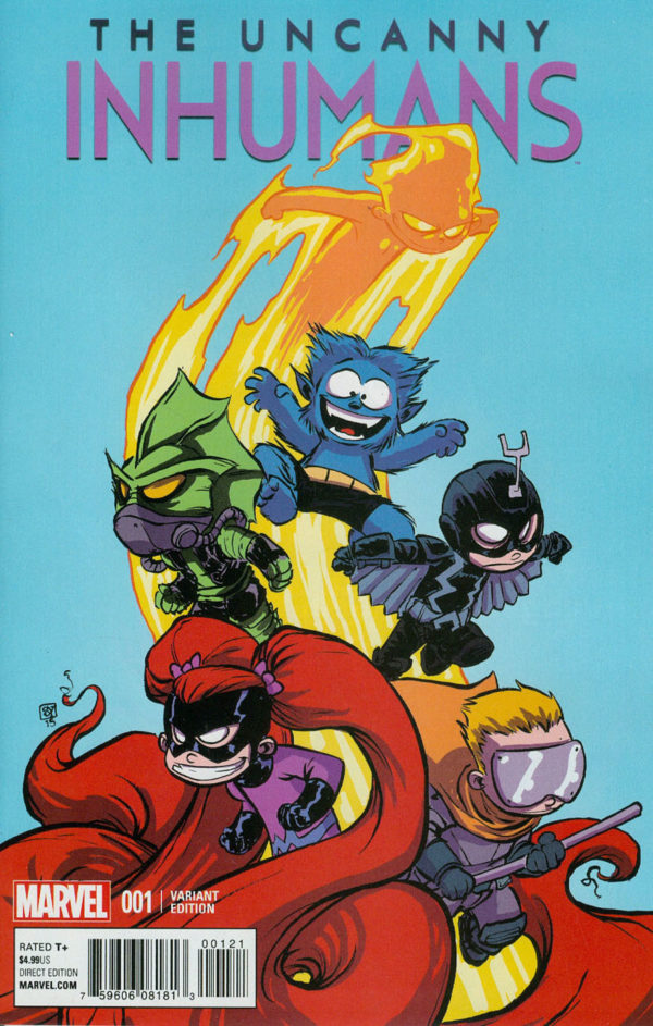 UNCANNY INHUMANS (VARIANT EDITION) #1008: #1 Skottie Young Babies cover