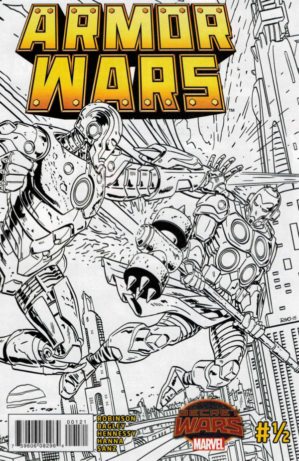 ARMOR WARS (WARZONE): #1/2 Toys R Us custom edition sketch cover