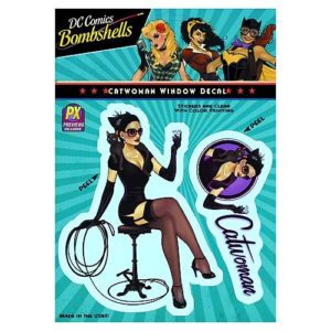 DC BOMBSHELLS VINYL DECAL #1: Catwoman