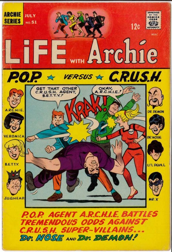 LIFE WITH ARCHIE (1958-1991 SERIES) #51: 8.0