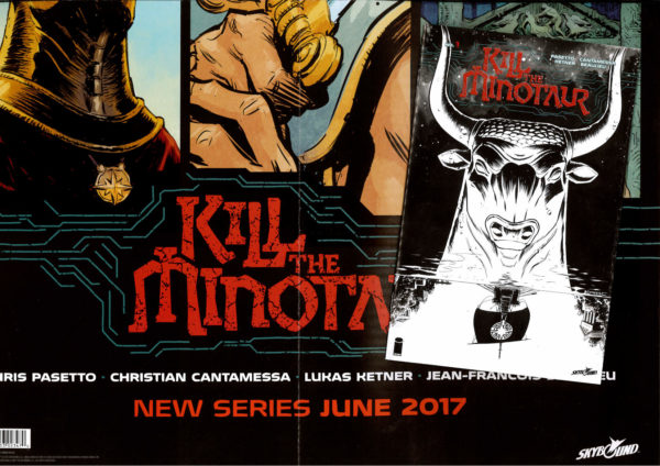 KILL THE MINOTAUR: B&W Aschcan and poster set