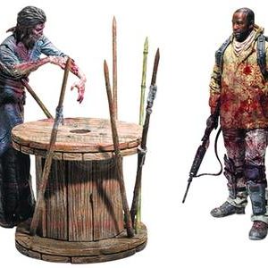 WALKING DEAD TV SERIES ACTION FIGURES #806: Morgan & Impaler Walker deluxe box set