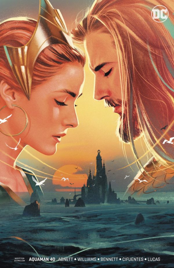 AQUAMAN (2016-2020 SERIES: VARIANT EDITION) #40: Joshua Middleton cover