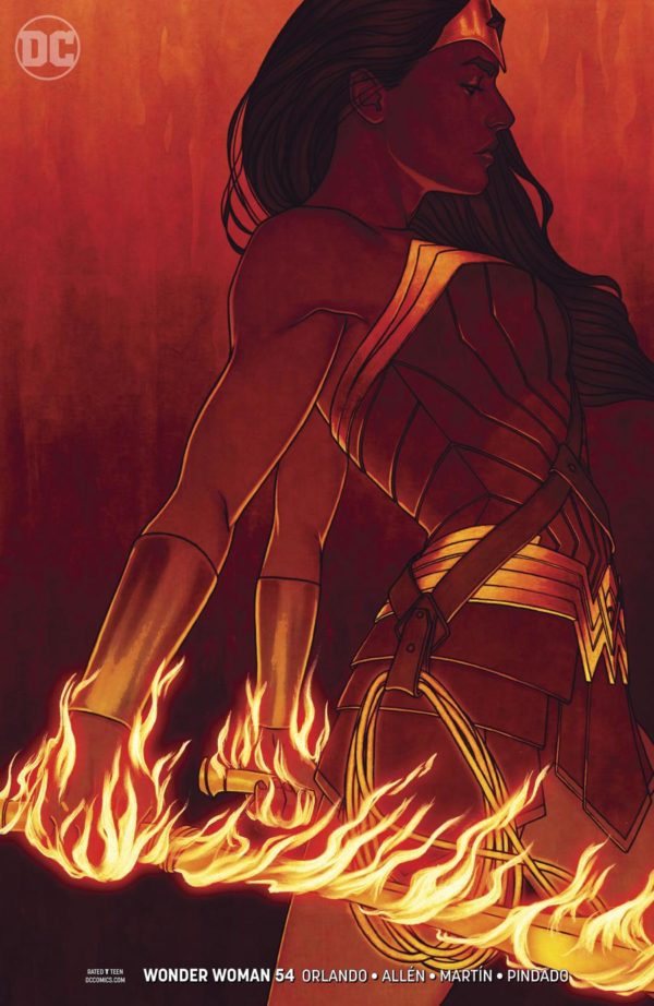 WONDER WOMAN (2016-2019 SERIES: VARIANT EDITION) #54: Jenny Frison cover
