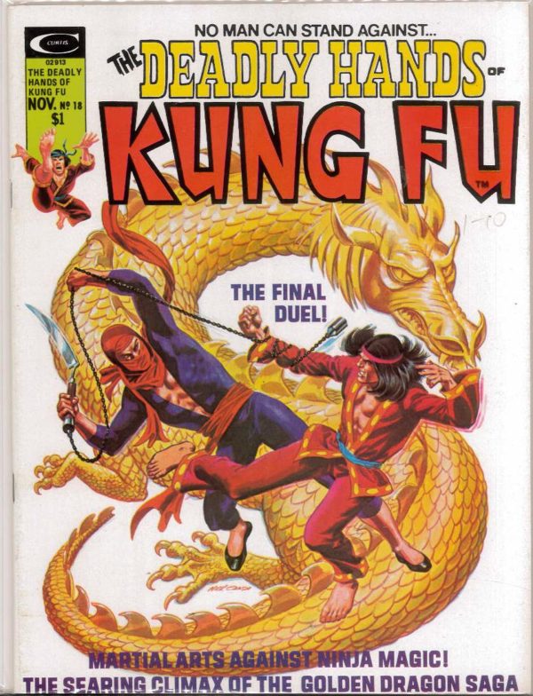 DEADLY HANDS OF KUNG FU #18: Shang-Chi – 9.4 (NM)