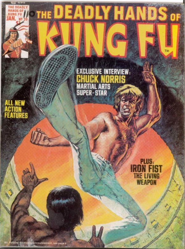 DEADLY HANDS OF KUNG FU #20: Chuck Norris – 7.0 (FN/VF)