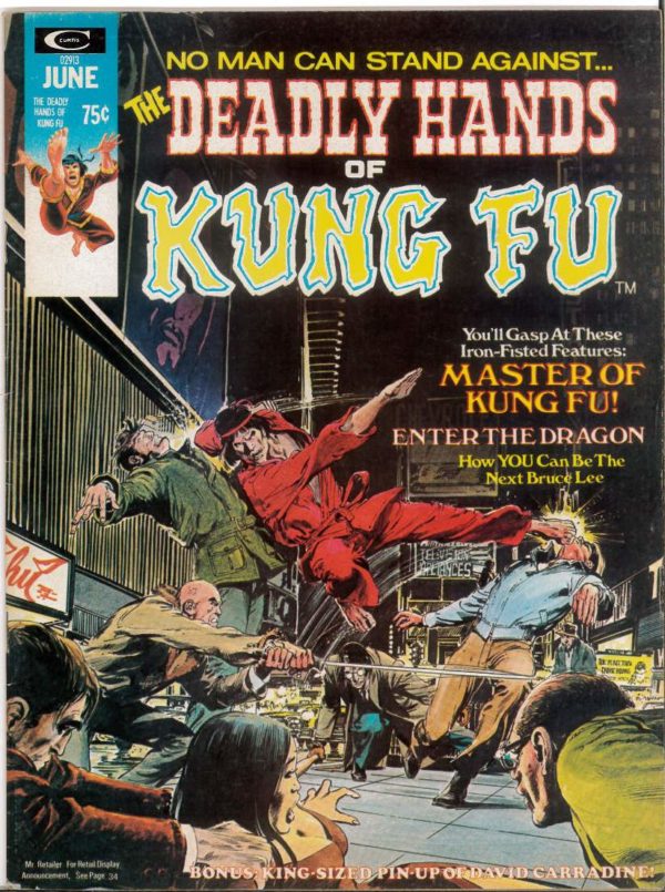 DEADLY HANDS OF KUNG FU #2: Shang-Chi origin, Neal Adams – 9.2 (NM)
