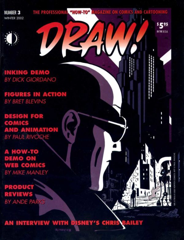 DRAW (THE HOW TO MAGAZINE ON COMICS & CARTOONING #3: Inking Demo by Dick Giordano