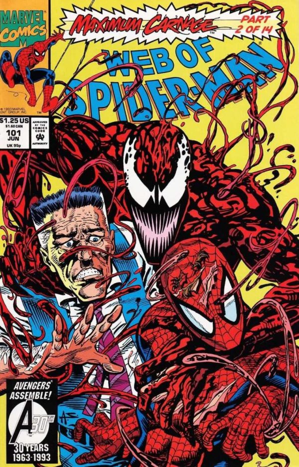 WEB OF SPIDER-MAN (1984-1995 SERIES) #101: Maximum Carnage #2/14