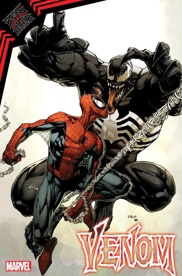 VENOM (2018 SERIES) #33: David Finch Venon VS. Spider-man cover