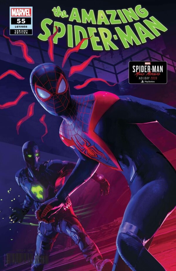 AMAZING SPIDER-MAN (2018-2022 SERIES) #55: Brian Horton Marvel’s Spider-man Miles Morales cv 1:10 – 9.4
