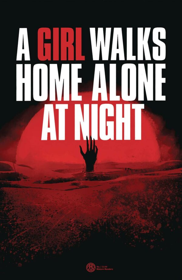 A GIRL WALKS HOME ALONE AT NIGHT #2: Michael DeWeese cover A