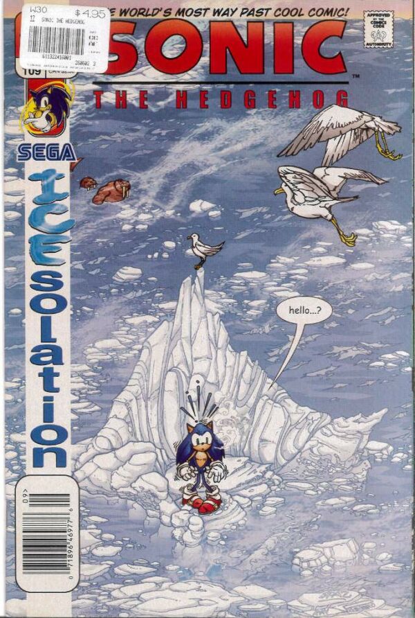 SONIC THE HEDGEHOG (1993-2017 SERIES) #109: 8.5 (VF+)