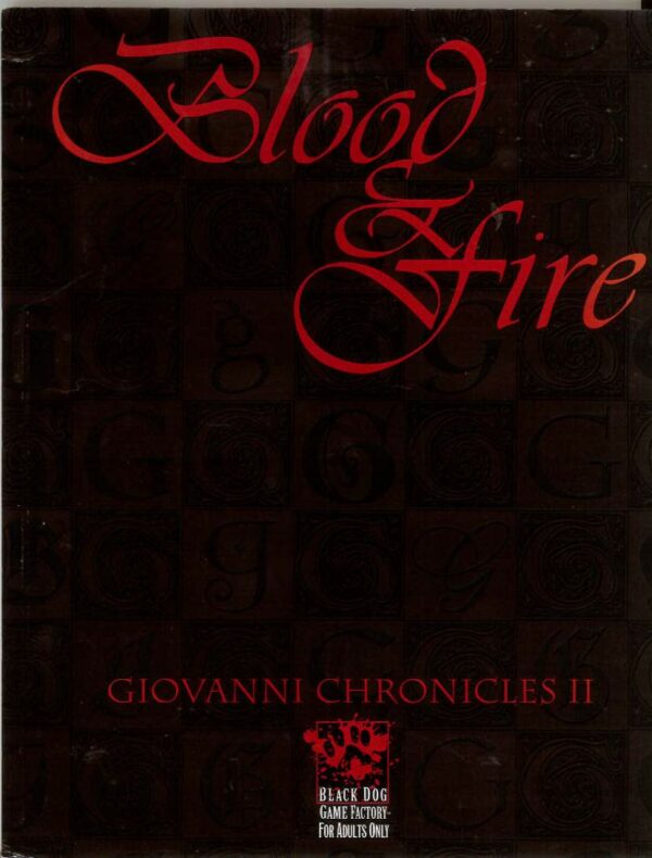 VAMPIRE RPG #2091: Giovanni Chronicles Volume Two: Blood & Fire – 9.2 (NM)