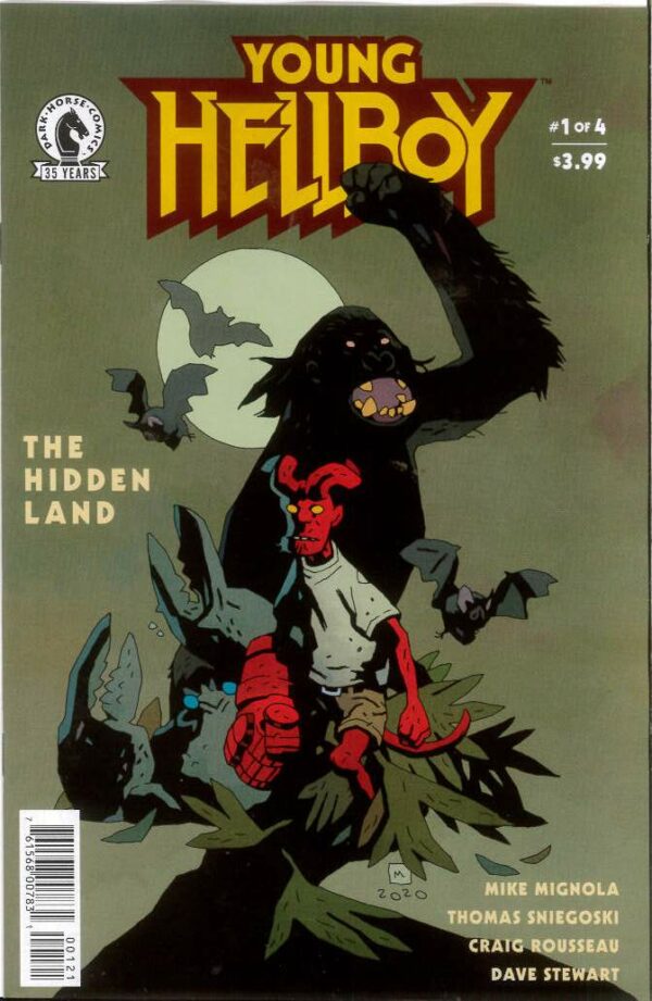 YOUNG HELLBOY: THE HIDDEN LAND #1: Mike Mignola cover B