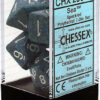 DICE (CHESSEX) #25316: Speckled Sea with White numbers (7 Piece Set)