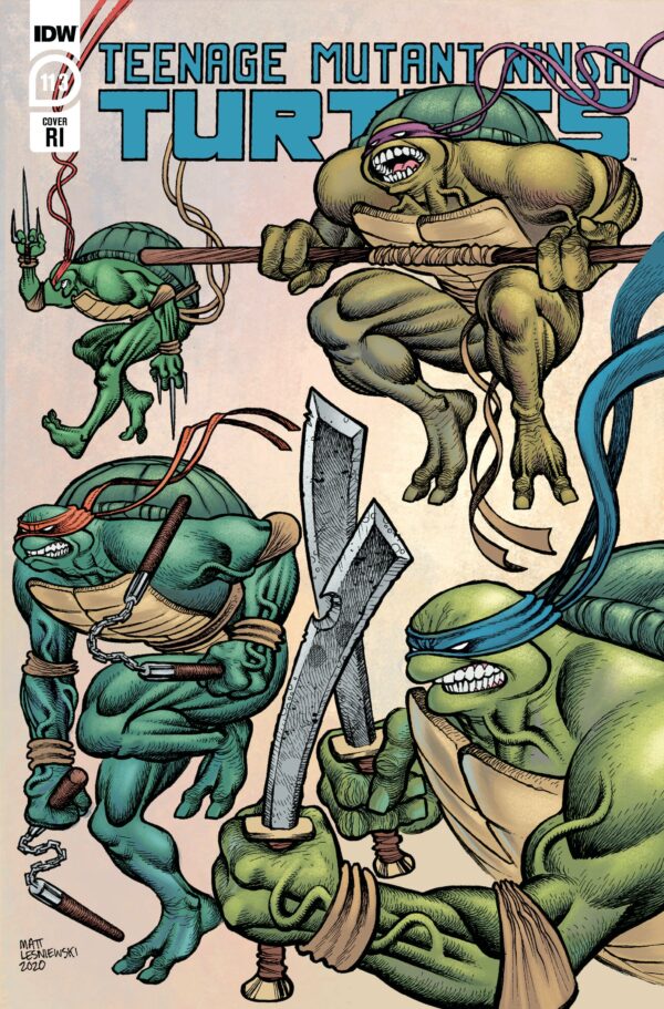 TEENAGE MUTANT NINJA TURTLES (2011-2024: VARIANT) #113: Matt Lesniewski RI cover