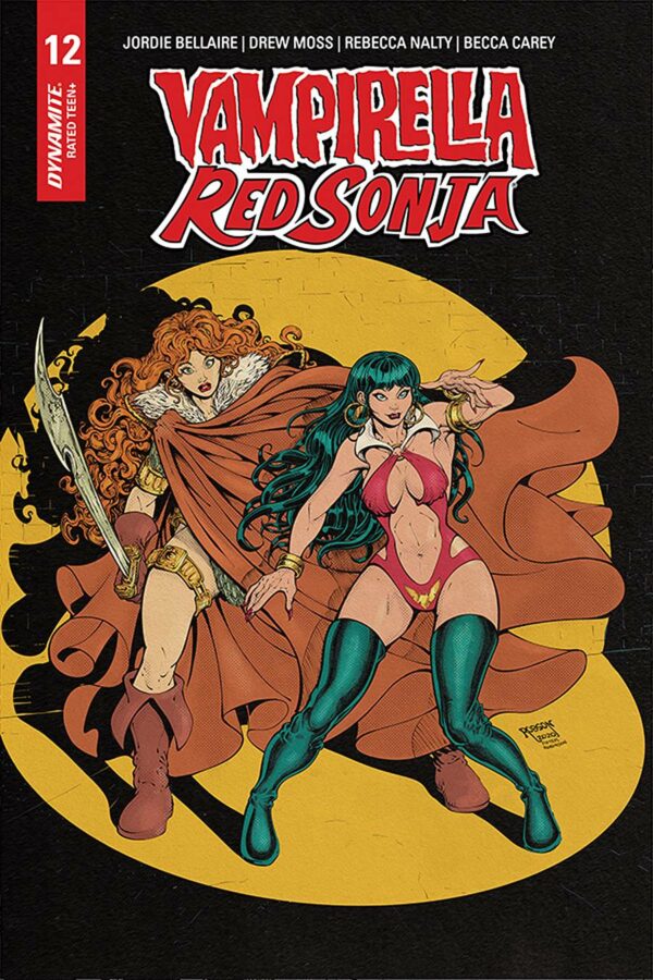 VAMPIRELLA RED SONJA #12: Will Robson Classic Batman Homage cover