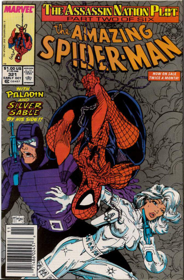 AMAZING SPIDER-MAN (1962-2018 SERIES) #321: 9.2 (NM) Newstand ed.